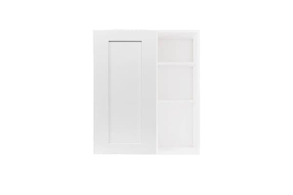 White Shaker 27″ × 30″ Wall Blind Corner Cabinet - White Shaker RTA cabinet